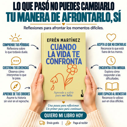 📖 Cuando la vida te confronta: encuentra sentido en los momentos difíciles ✨ + 🎁 E-book GRATIS + 2 separadores 🔖 + 1 resaltador 🖍️