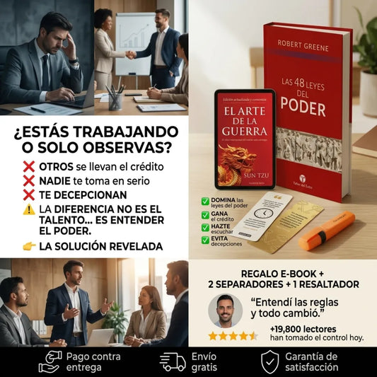 No es que no seas capaz… es que no conoces las reglas del poder 📕 Libro Fisico+ 🎁 EBOOK GRATIS + 🔖 2 Separadores + 🖊️ Resaltador