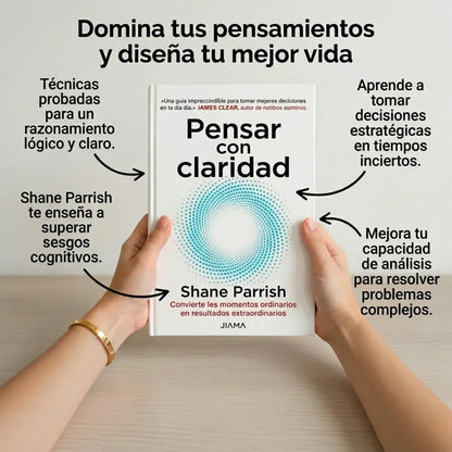 📘✨ Pensar con Claridad (Libro Físico) + E-BOOK + 🎁 (2 Separadores + 1 Resaltador)