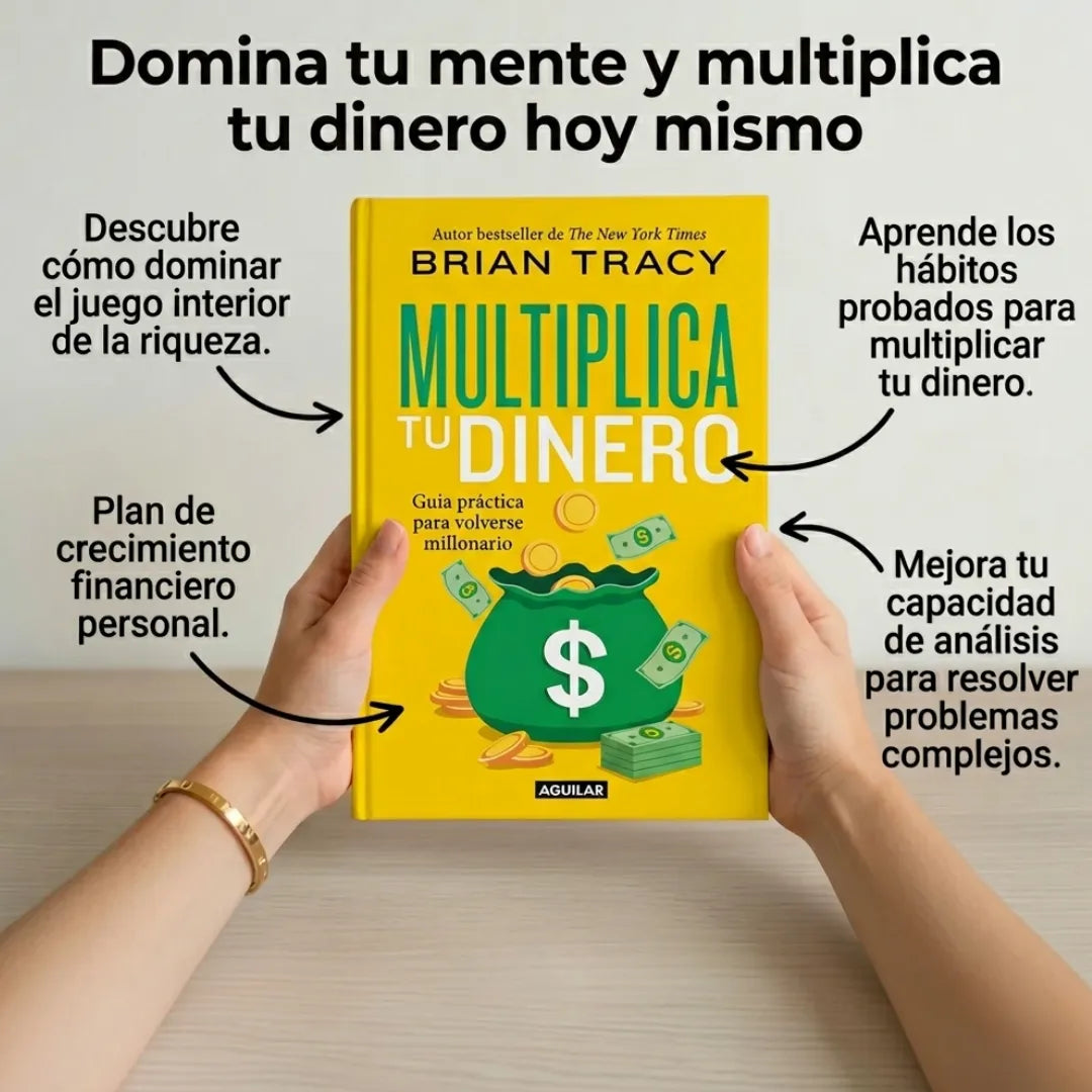 📚 Multiplica tu dinero Libro + E-book GRATIS + 2 separadores + 1 resaltador + Envío GRATIS 💰📚
