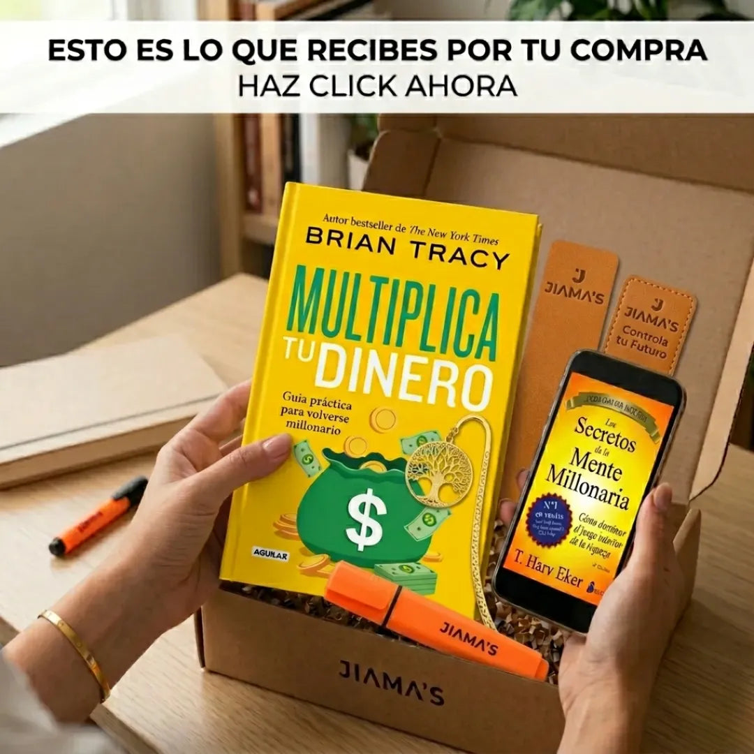 📚 Multiplica tu dinero Libro + E-book GRATIS + 2 separadores + 1 resaltador + Envío GRATIS 💰📚