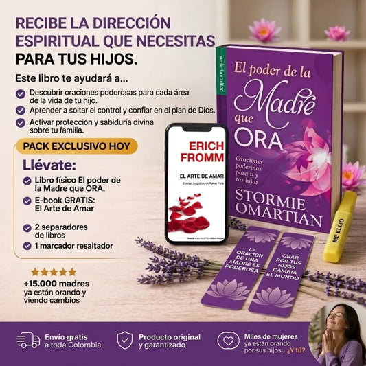 🎁 Oferta Exclusiva: Libro Madre que Ora + E-book GRATIS + Set de Estudio (Separadores y Resaltador) ✨