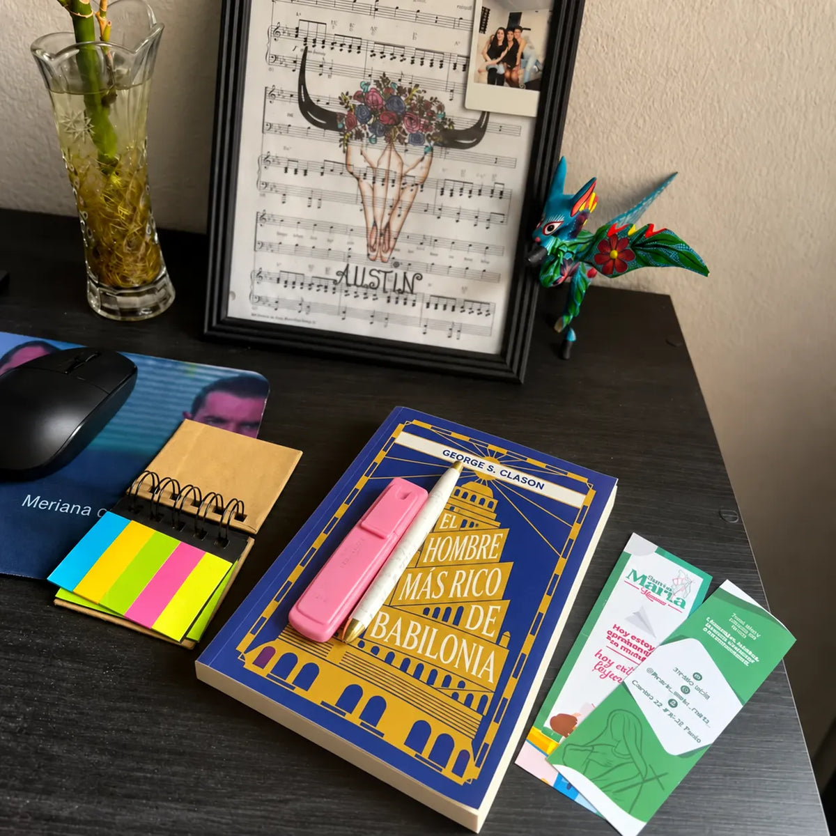 📘💰 El Hombre Más Rico de Babilonia ORIGINAL + 🎁 E-book La Psicología del Dinero + 2 separadores + resaltador + agenda de Post-it + lapicero 🚚