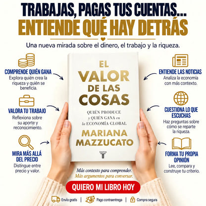📖 El Valor de las Cosas + 🎁 E-book GRATIS  + 2 separadores + 1 resaltador 🚚 Envío gratis
