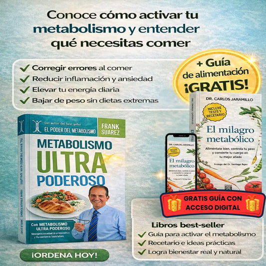 Metabolismo Ultra Poderoso (Libro Físico) — Método Práctico para Mejorar Tu vida en general. 😍