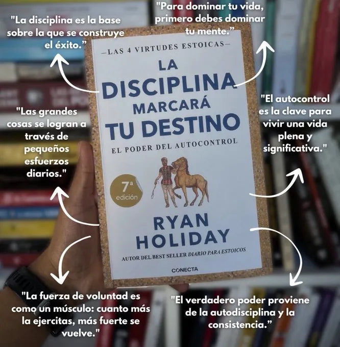 📘 La Disciplina Marcará Tu Destino + 🎧 Audiolibro Hábitos Atómicos GRATIS 🎁 Llévate también 2 separadores de libro + 1 marcador resaltador