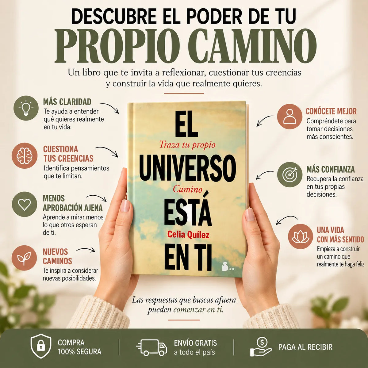 📚✨ El Universo Está en Ti — Traza tu Propio Camino + E-book GRATIS + 2 Separadores + 1 Resaltador 🎁