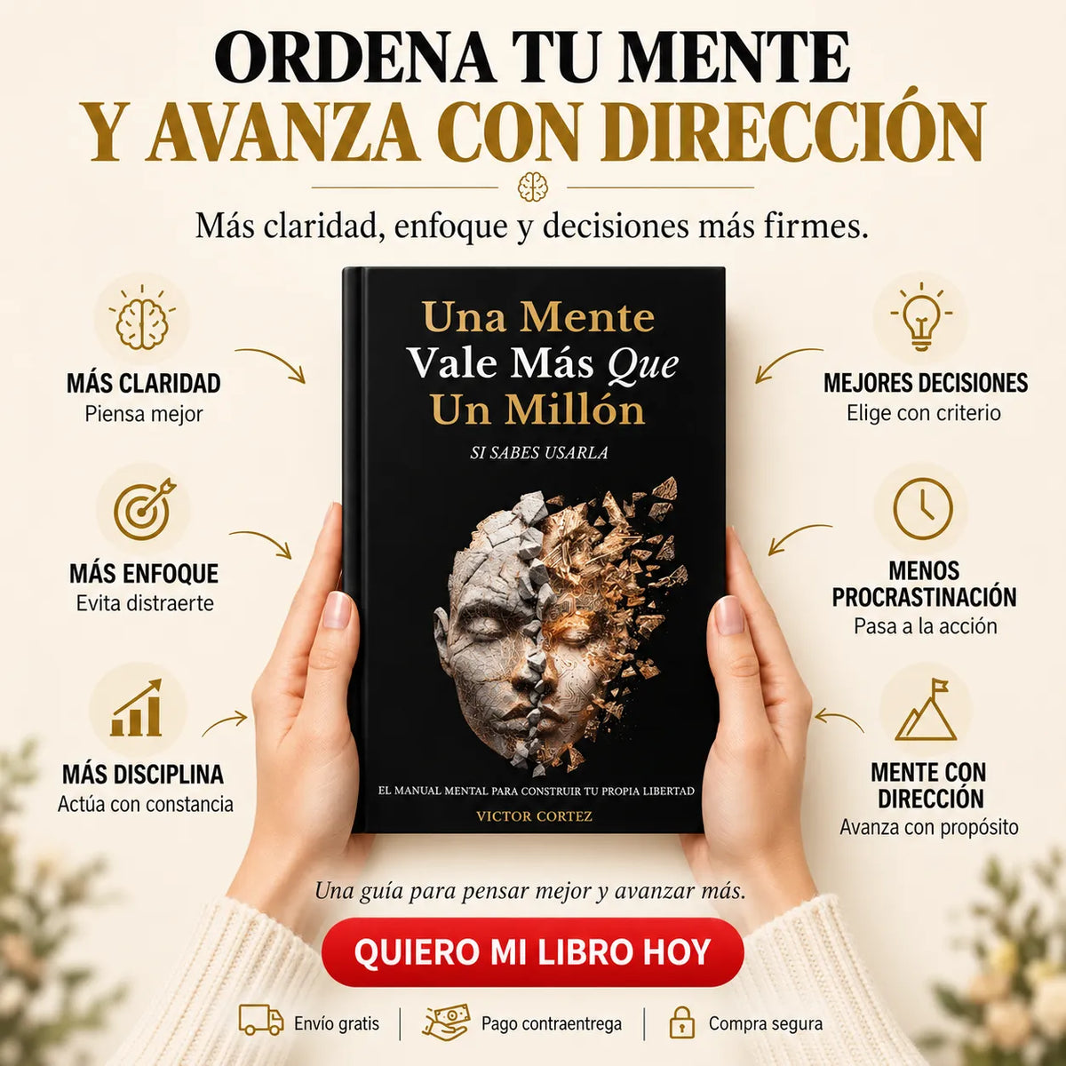 🧠 Una Mente Vale Más Que Un Millón + E-book GRATIS 🎁 + 2 Separadores 🔖 + 1 Resaltador 🖍️