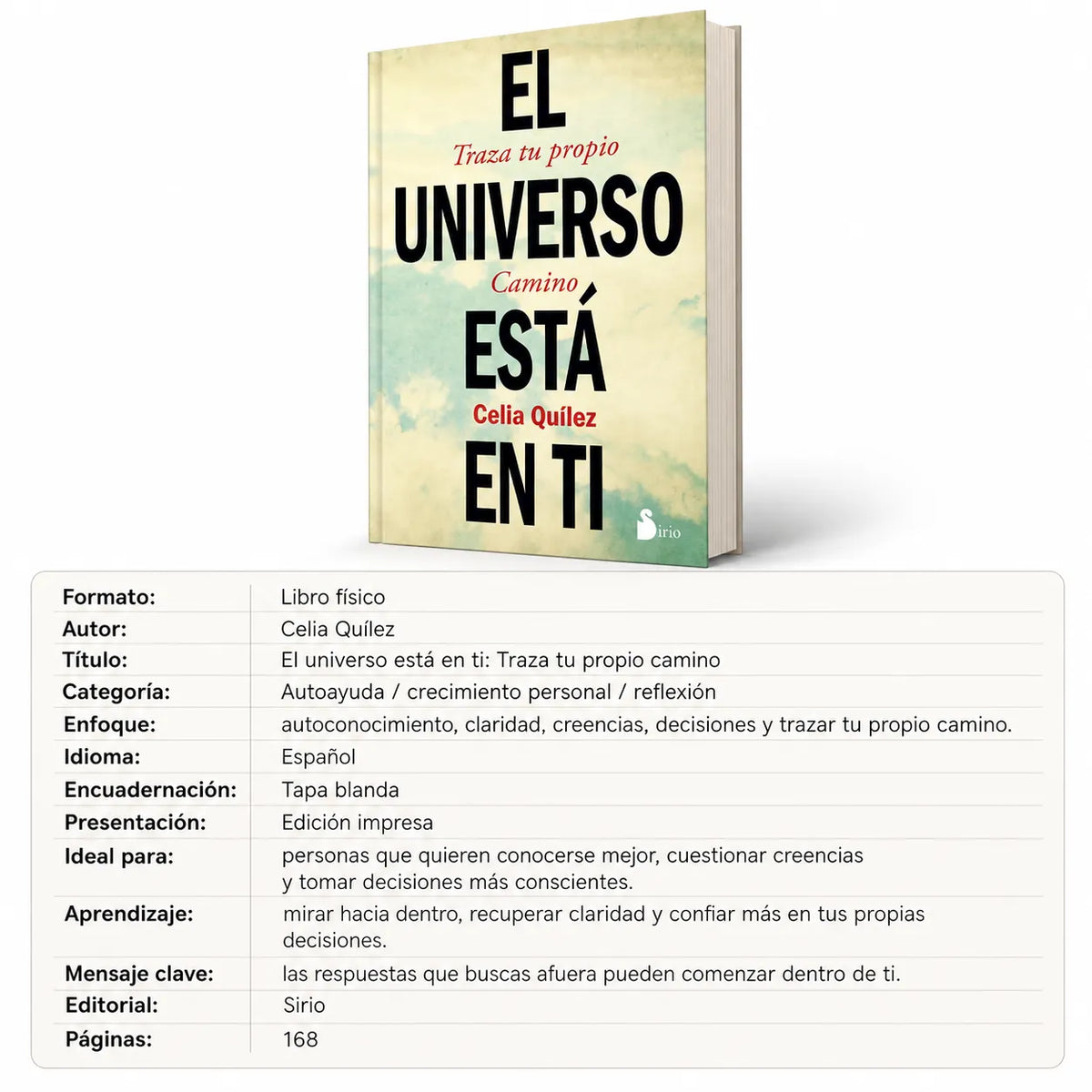 📚✨ El Universo Está en Ti — Traza tu Propio Camino + E-book GRATIS + 2 Separadores + 1 Resaltador 🎁