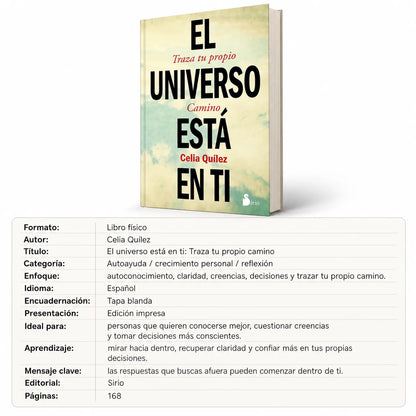 📚✨ El Universo Está en Ti — Traza tu Propio Camino + E-book GRATIS + 2 Separadores + 1 Resaltador 🎁