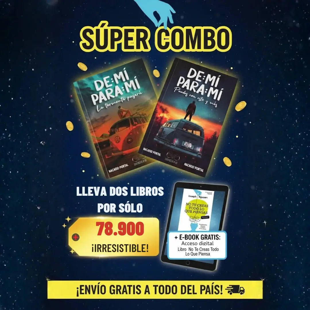 🎁Llévate ambos tomos De Mí Para Mí: La Tormenta Pasará + Puedes Con Esto y Más, Libros Físicos  y recibe GRATIS No Te Creas Todo Lo Que Piensas 🎁