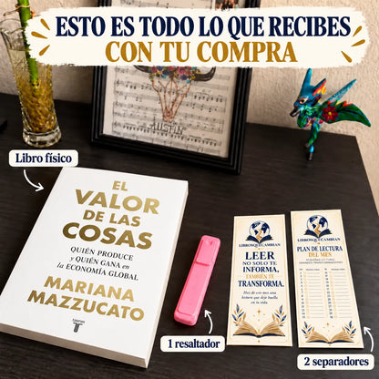 📖 El Valor de las Cosas + 🎁 E-book GRATIS  + 2 separadores + 1 resaltador 🚚 Envío gratis