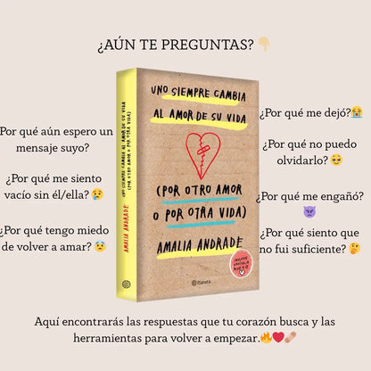 📚Libro: Uno siempre cambia el amor de su vida 💔(por otro amor o por otra vida) BONUS GRATIS🎁 Guía y cuaderno de afirmaciones❤️