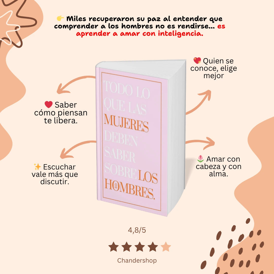 💖 “Todo lo que las mujeres deben saber sobre los hombres” + Guía de Afirmaciones de Regalo 💌
