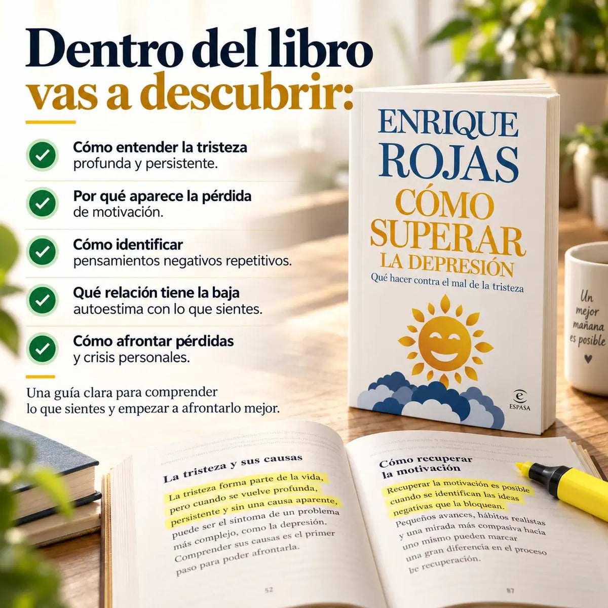 COMPRENDE LO QUE SIENTES, RECUPERA CLARIDAD Y ENCUENTRA UN NUEVO RUMBO CON “CÓMO SUPERAR LA DEPRESIÓN” 🎁 Gratis ebook libro el hombre en busca de sentido 🎁