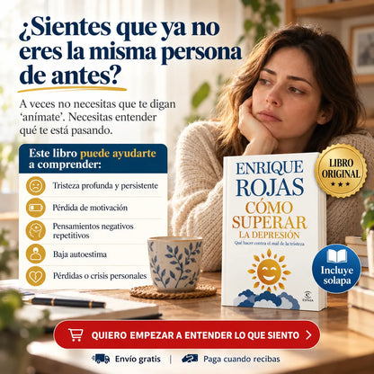 COMPRENDE LO QUE SIENTES, RECUPERA CLARIDAD Y ENCUENTRA UN NUEVO RUMBO CON “CÓMO SUPERAR LA DEPRESIÓN” 🎁 Gratis ebook libro el hombre en busca de sentido 🎁