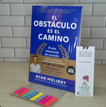El Obstáculo es el Camino – Edición Especial 📘 Libro físico + 🎧 Audiolibro GRATIS  2 separadores motivacionales + resaltador