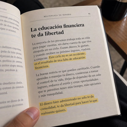 Pasar de la A a la Z con "MULTIPLICA TU DINERO" - LIBRO ORIGINAL  🎁 Gratis: Resaltador y dos separadores. 🔖