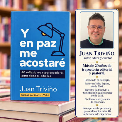 🌙📘 Y en paz me acostaré - Un momento para tu fe + 🎁 GRATIS: E-book + 2 separadores 🔖 + 1 resaltador 🖍️