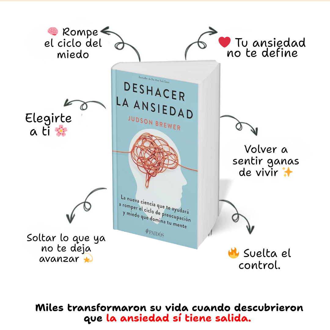 Tu mente merece paz 🧘‍♀️✨ “Deshacer la Ansiedad” + Guía de 101 Afirmaciones GRATIS 📘
