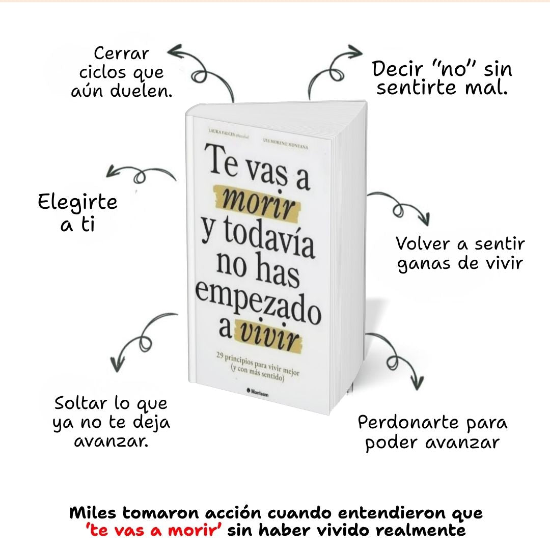 Te vas a morir y todavía no has empezado a vivir ⏳ La vida no espera 💔 y tú sigues aplazando tus sueños 🔥 Recibe GRATIS:  CUADERNO y GUÍA 21 DE AFIRMACIONES POSITIVAS 😍