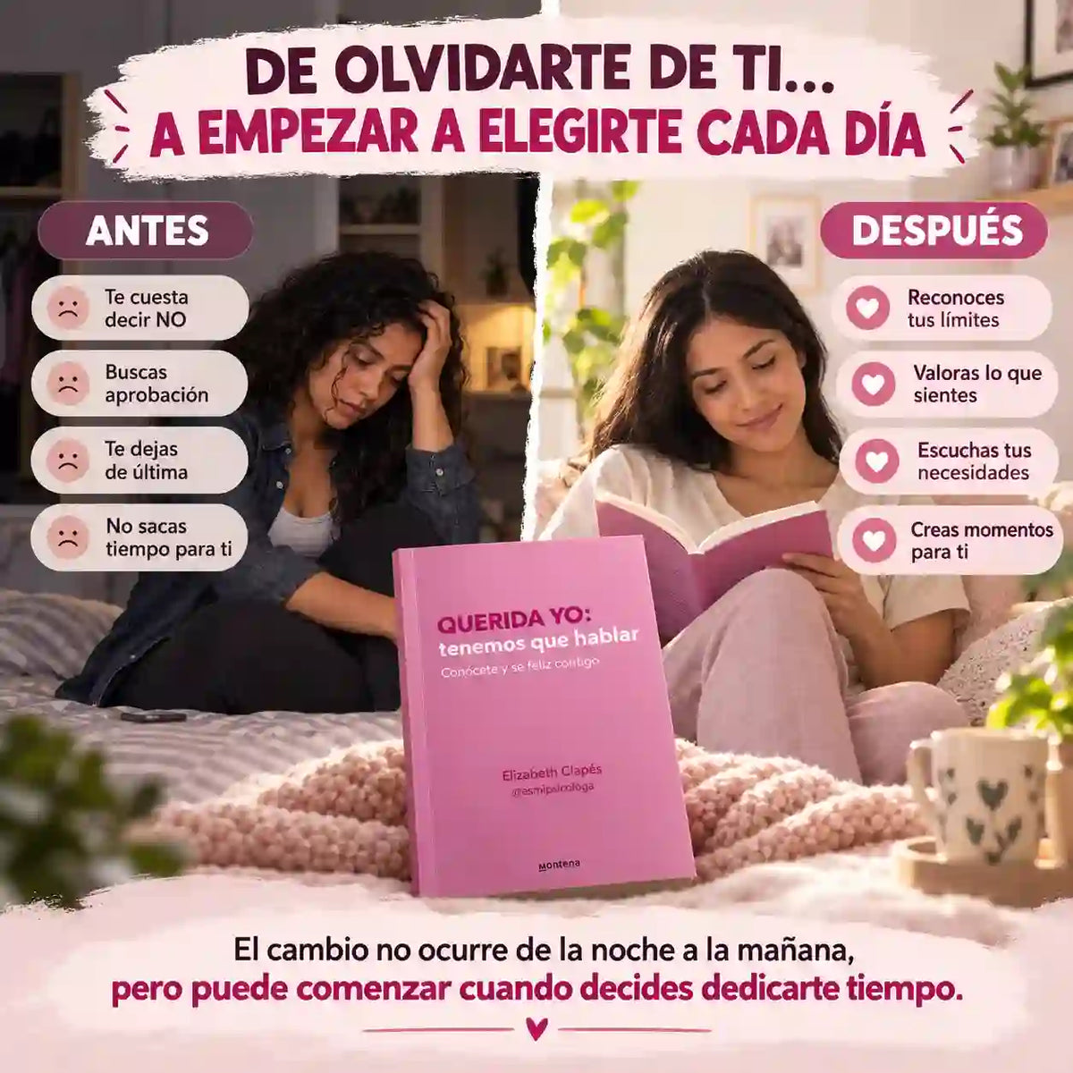 🌷 Querida Yo: Tenemos Que Hablar + GRATIS!  agenda+ e-book+ 2 separadores + 1 resaltador 5 Obsequios🎁💗