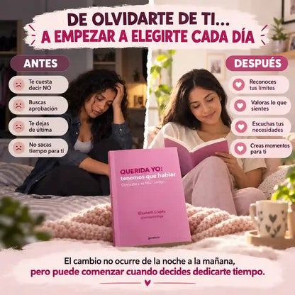 🌷 Querida Yo: Tenemos Que Hablar + GRATIS!  agenda+ e-book+ 2 separadores + 1 resaltador 5 Obsequios🎁💗