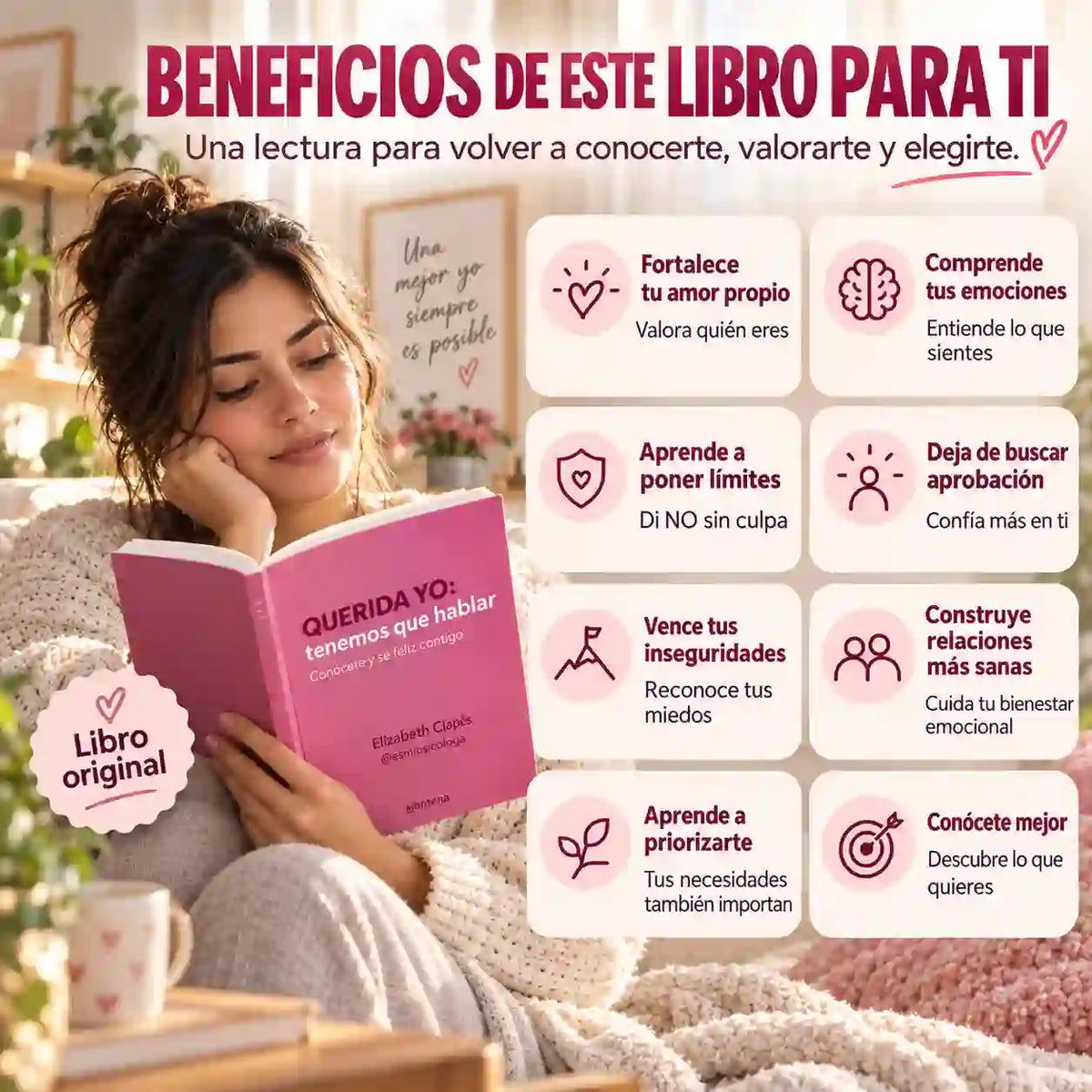 🌷 Querida Yo: Tenemos Que Hablar + GRATIS!  agenda+ e-book+ 2 separadores + 1 resaltador 5 Obsequios🎁💗