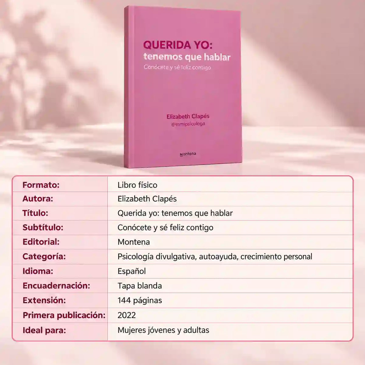 🌷 Querida Yo: Tenemos Que Hablar + GRATIS!  agenda+ e-book+ 2 separadores + 1 resaltador 5 Obsequios🎁💗