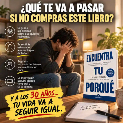📖 Libro Encuentra tu porqué | No te falta motivación, te falta un PORQUÉ + Regalos Gratis