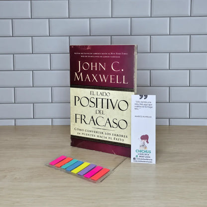 📕 EL LADO POSITIVO DEL FRACASO — Convierte tus errores en impulso para avanzar 🚀 | 🎁 E-Book GRATIS + 2 Separadores + 1 Resaltador
