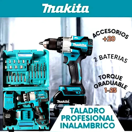 Domina cualquier espacio con el Taladro Inalambrico de 36Voltios percutor